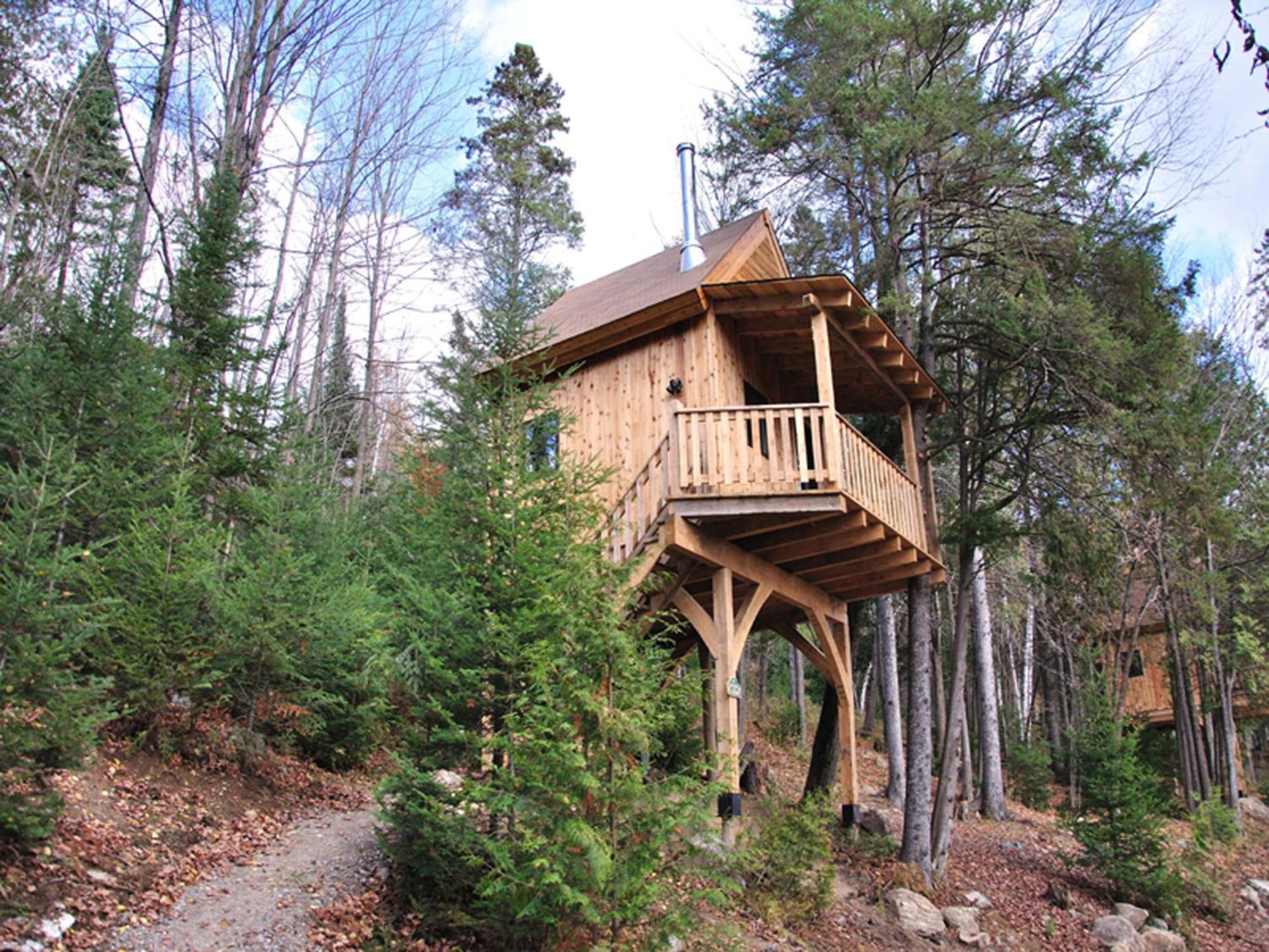 Les Cabanes Du Trappeur Wentworth-Nord Dış mekan fotoğraf
