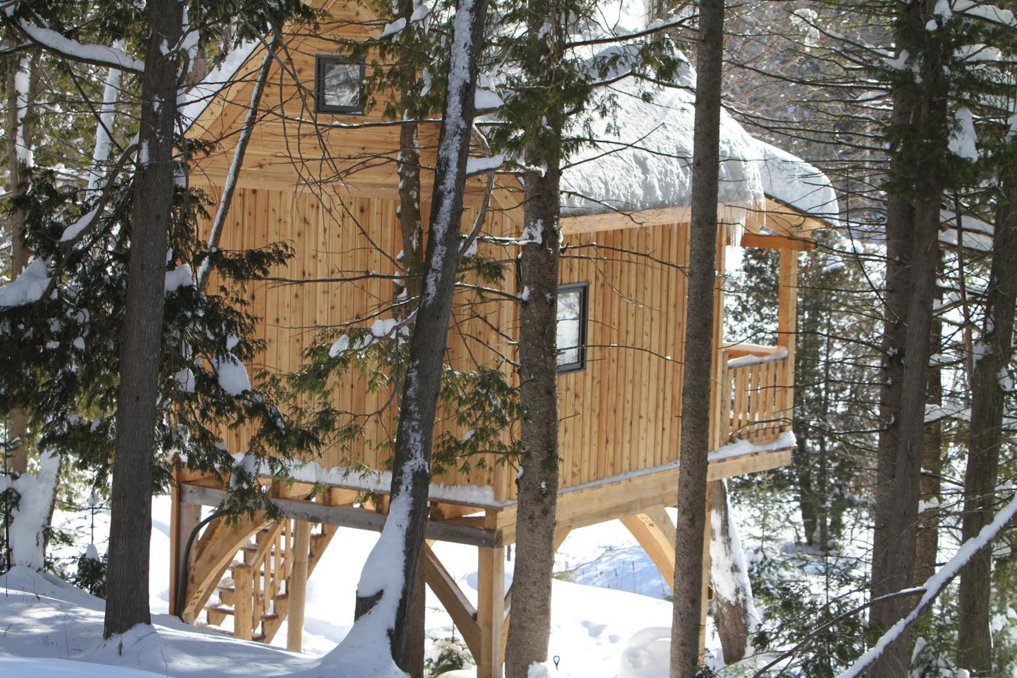 Les Cabanes Du Trappeur Wentworth-Nord Dış mekan fotoğraf