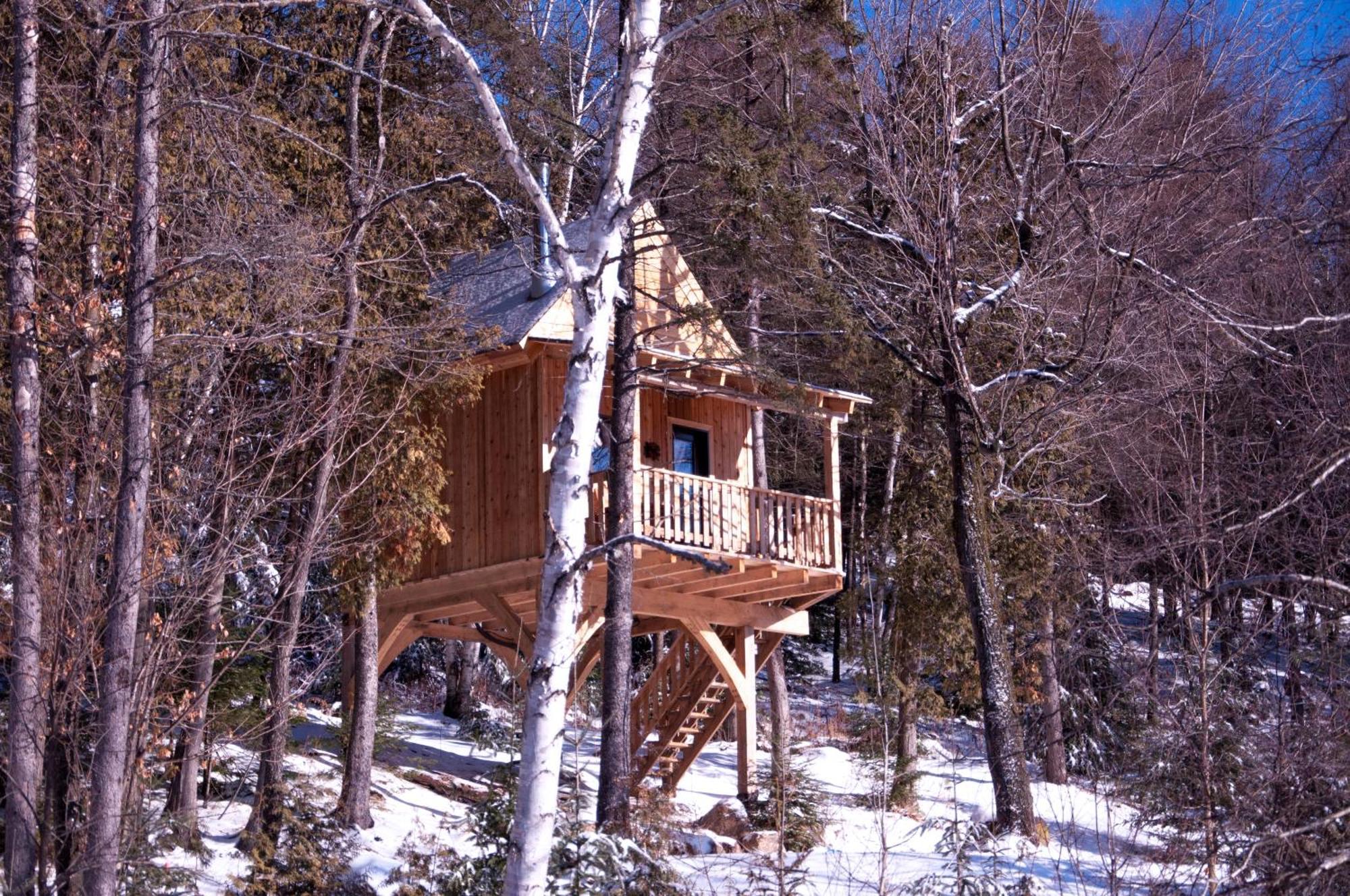 Les Cabanes Du Trappeur Wentworth-Nord Dış mekan fotoğraf