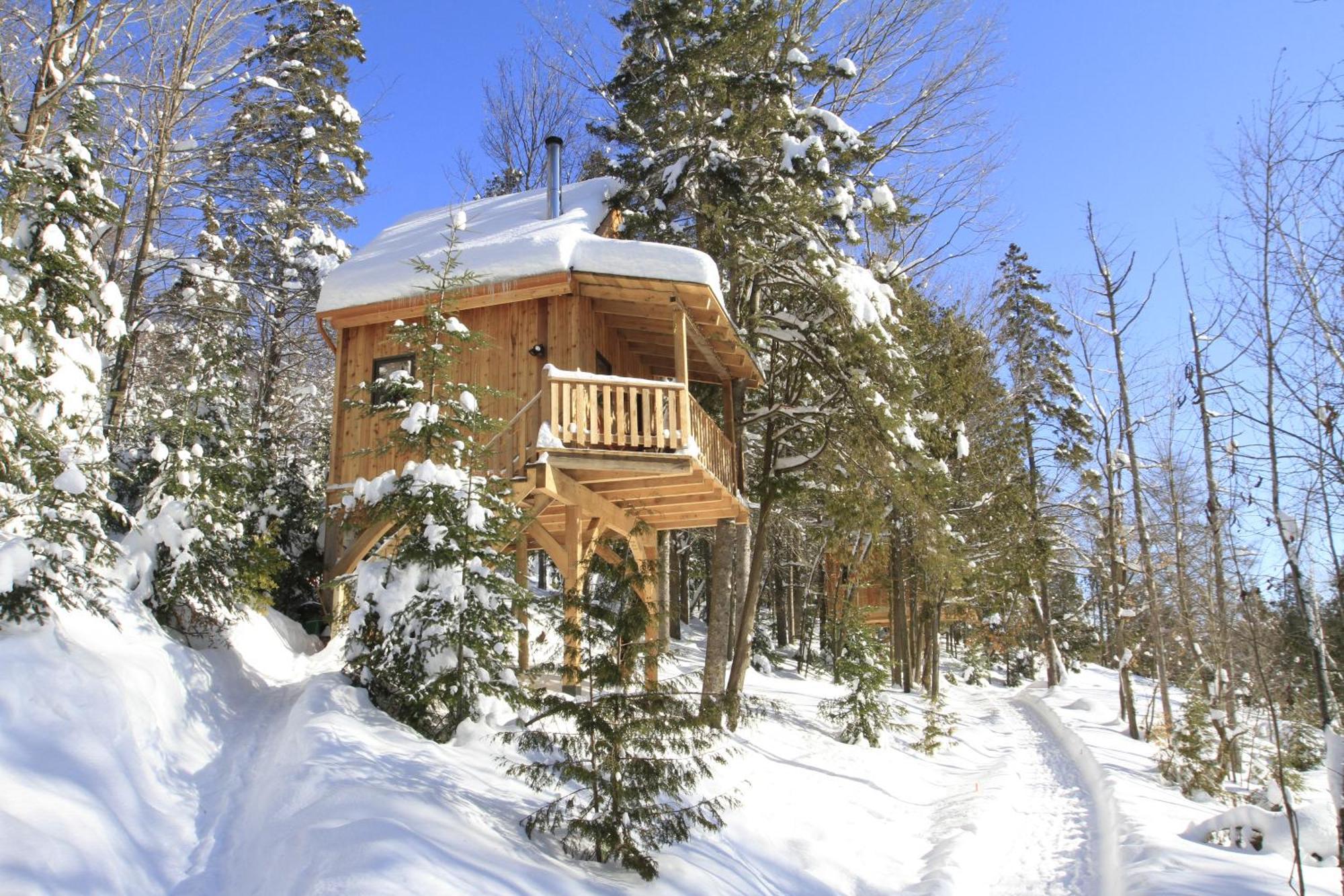 Les Cabanes Du Trappeur Wentworth-Nord Dış mekan fotoğraf